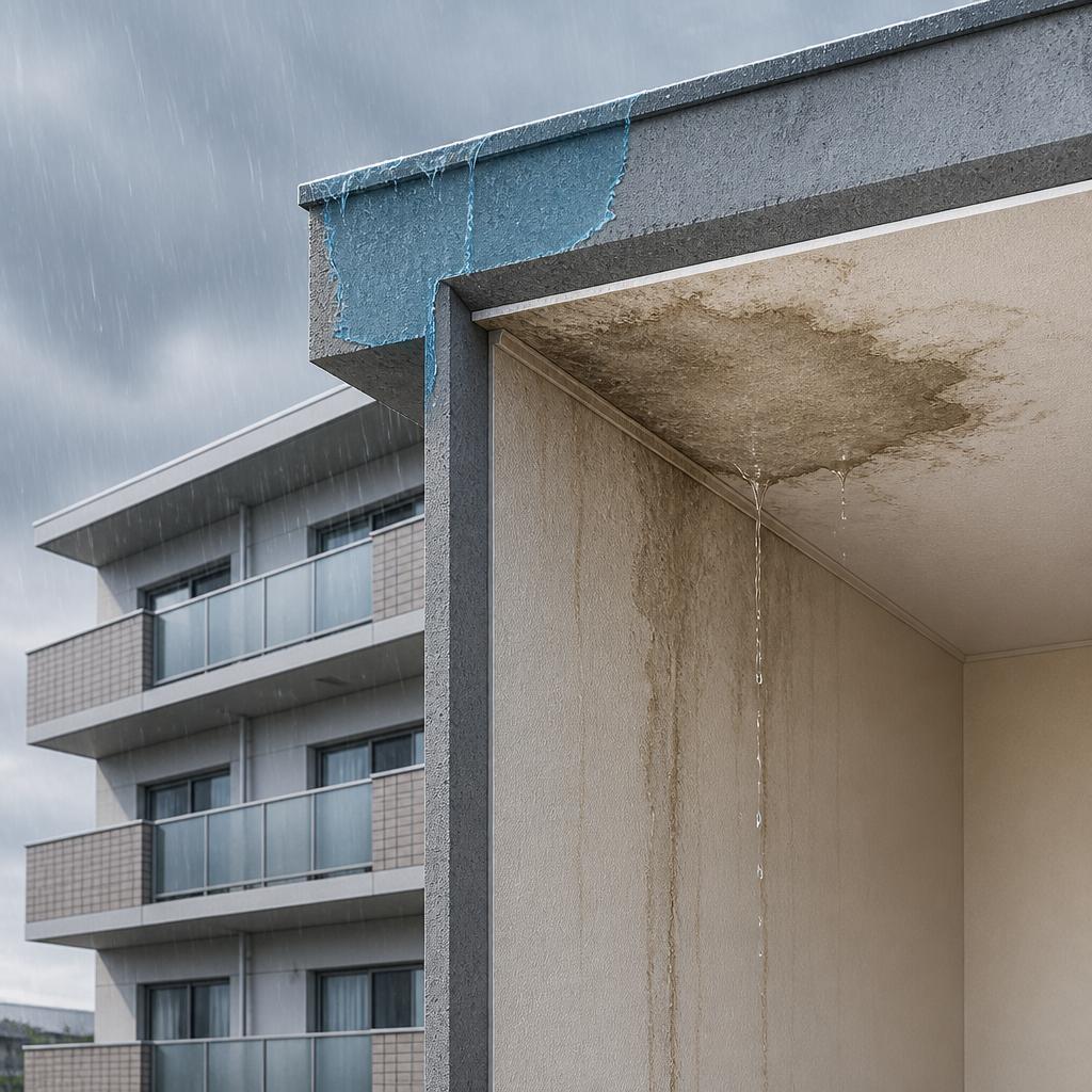 マンションの雨漏りは早期発見が命！