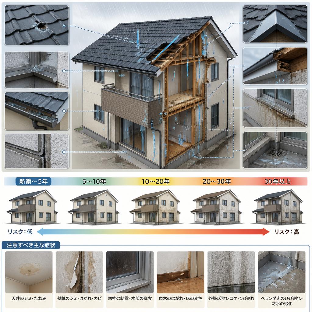 2. 雨漏りの主要な原因とは？